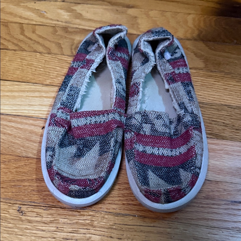 Sanuk Women's Donna Multicolor Patterned Slippers